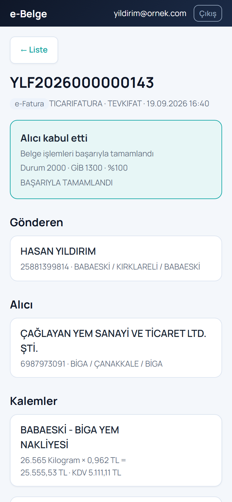 Belge Detayı