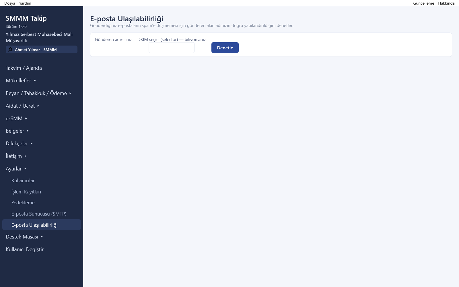 E-posta Ulaşılabilirliği