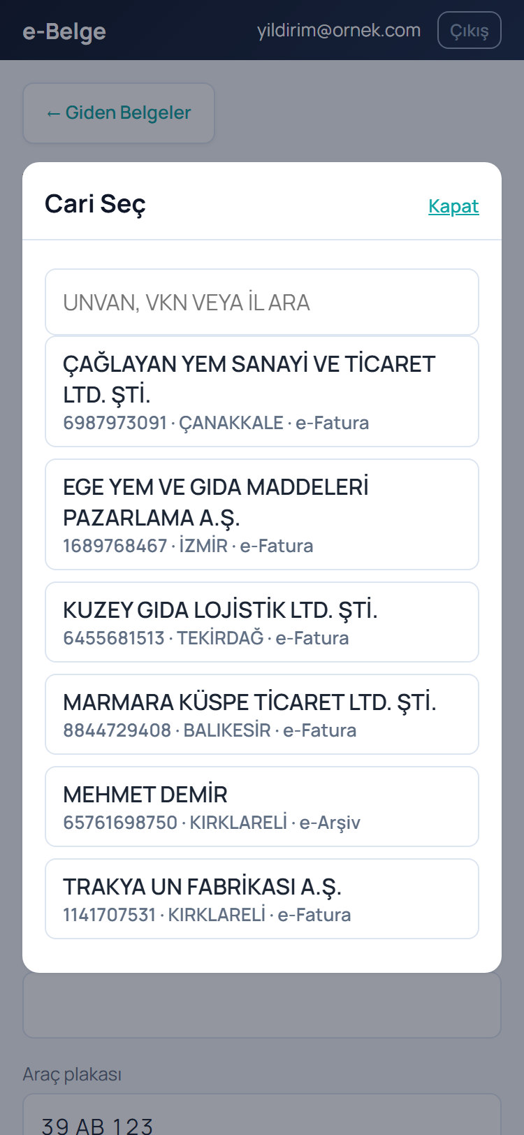 Cari Seç